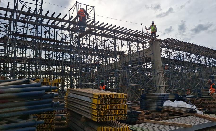 No 3° mês, pavimentação da rodovia entre Imbaú e Reserva chega a 7,5% de execução