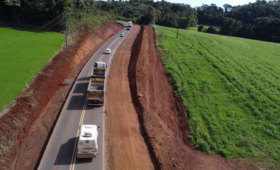 Rodovias entre Francisco Beltrão e Dois Vizinhos terão 9,1 quilômetros de terceiras faixas