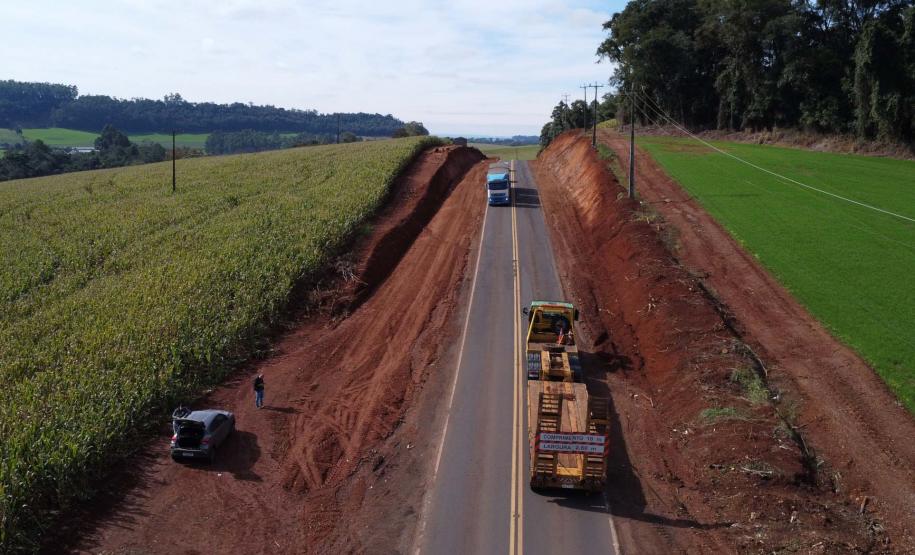 Rodovias entre Francisco Beltrão e Dois Vizinhos terão 9,1 quilômetros de terceiras faixas