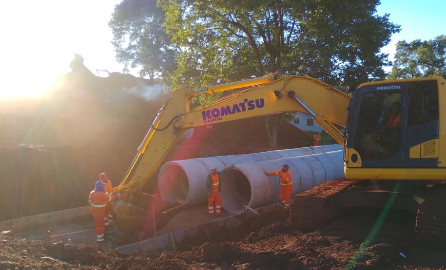 Sonho antigo, PR-239 entre Mato Rico e Roncador já tem obras de pavimentação