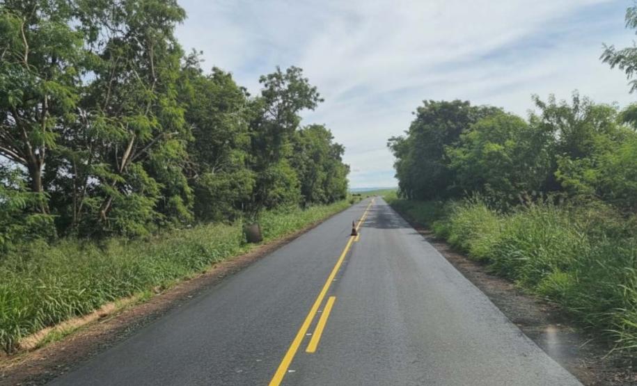 DER/PR realiza serviços de conservação em rodovias entre Uraí e Rancho Alegre