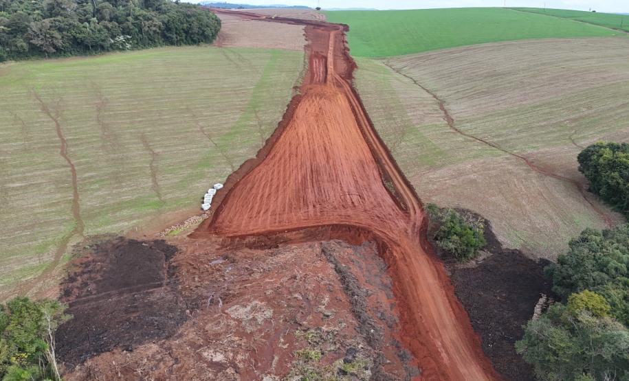 Obra do Contorno Noroeste de Pato Branco avança em terraplenagem e bueiros
