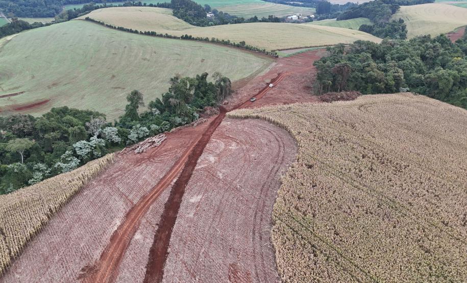 Obra do Contorno Noroeste de Pato Branco avança em terraplenagem e bueiros