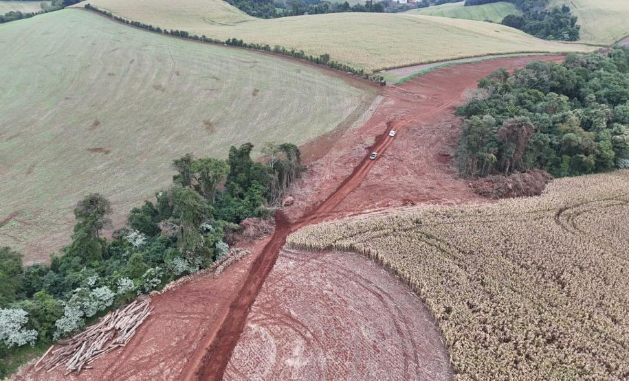 Obra do Contorno Noroeste de Pato Branco avança em terraplenagem e bueiros