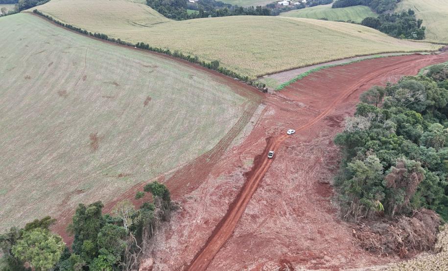 Obra do Contorno Noroeste de Pato Branco avança em terraplenagem e bueiros