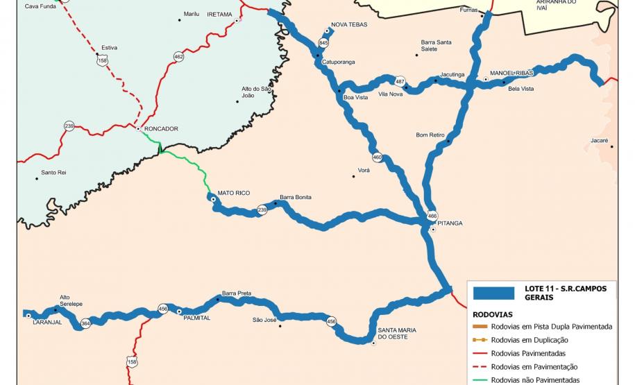 Rodovia de Manoel Ribas recebe reforço no pavimento em trecho de 24,35 km