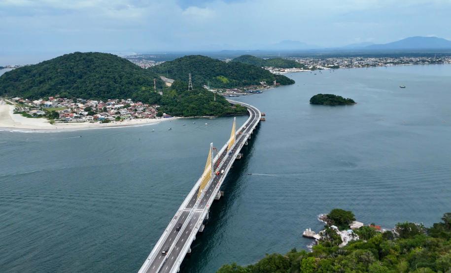 Ponte de Guaratuba impulsiona mobilidade com mais de 7 mil passagens de ciclistas em um mês