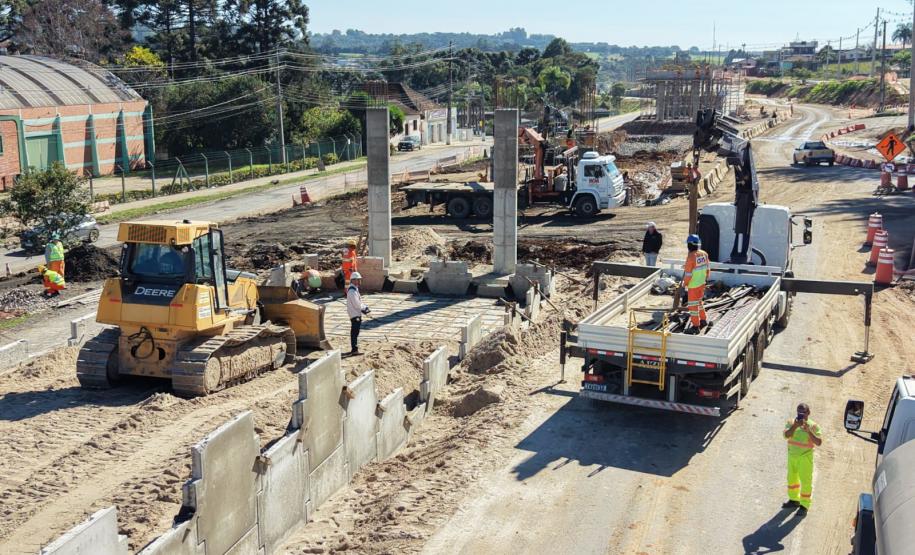 Restauração em concreto da PR-151 entre Ponta Grossa e Palmeira chega a 58%