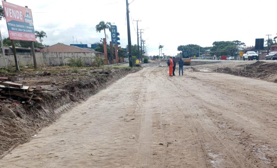 Duplicação da PR-412 entre Matinhos e Praia de Leste chega a 15,79%