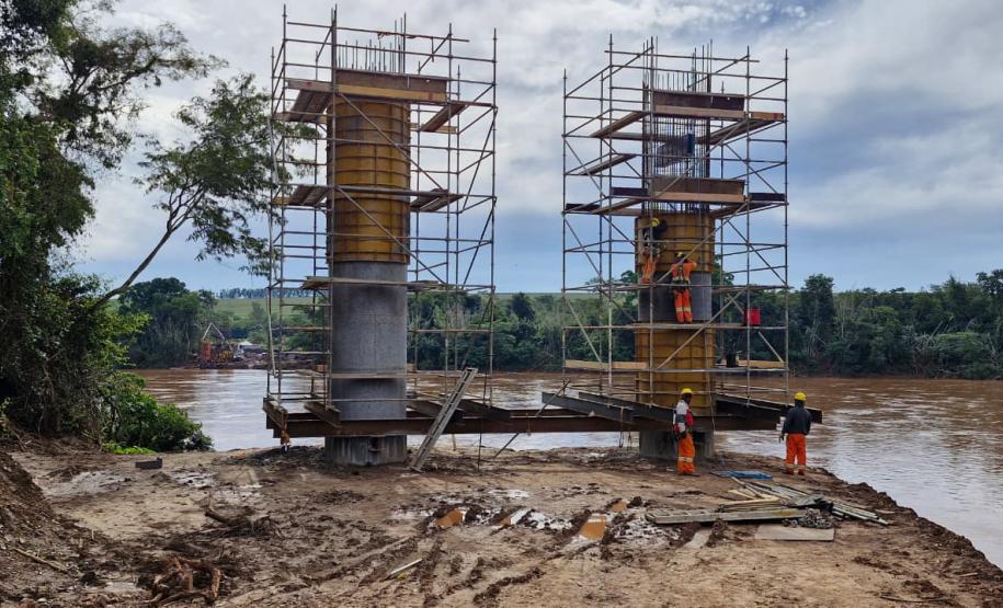 Nova ponte entre Japurá e São Carlos do Ivaí se prepara para começar escavações no Rio Ivaí