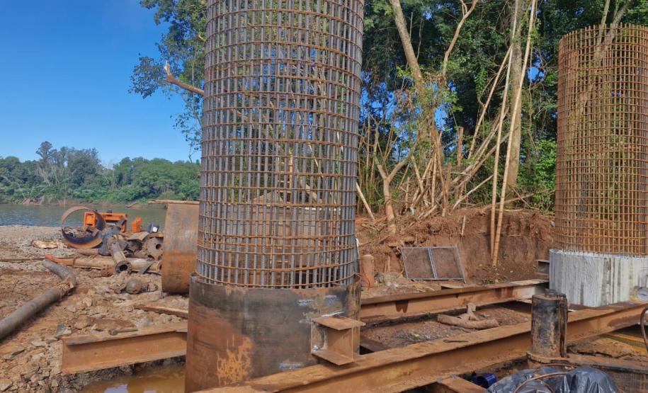 Nova ponte entre Japurá e São Carlos do Ivaí se prepara para começar escavações no Rio Ivaí