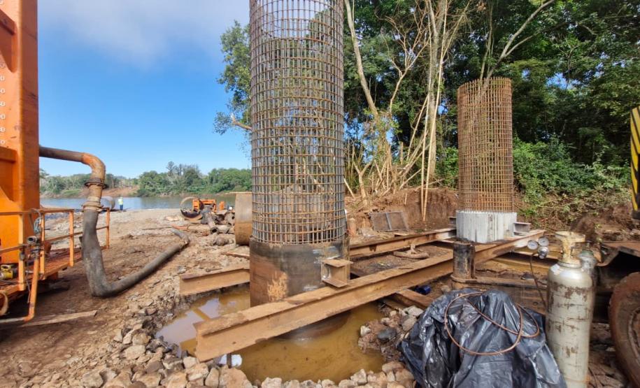 Nova ponte entre Japurá e São Carlos do Ivaí se prepara para começar escavações no Rio Ivaí
