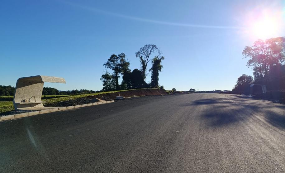 Obra de pavimentação de nova rodovia em Rebouças chega a 51% de execução