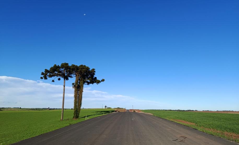 Obra de pavimentação de nova rodovia em Rebouças chega a 51% de execução