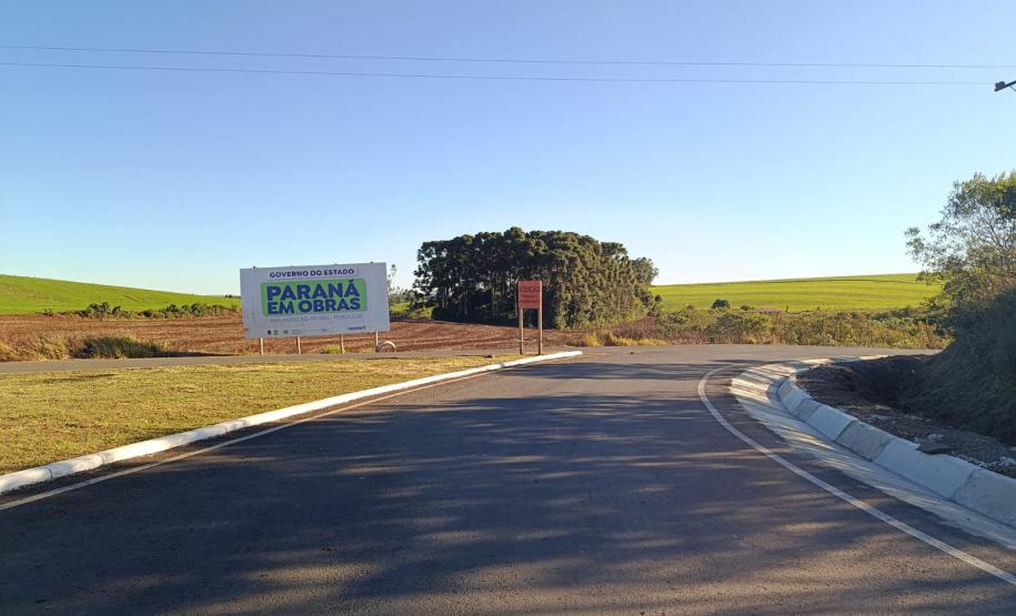Obra de pavimentação de nova rodovia em Rebouças chega a 51% de execução