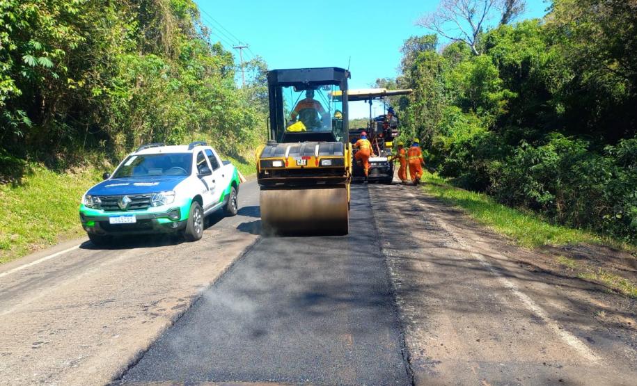 Rodovia entre Manfrinópolis e Salgado Filho tem tráfego em sistema pare-e-siga