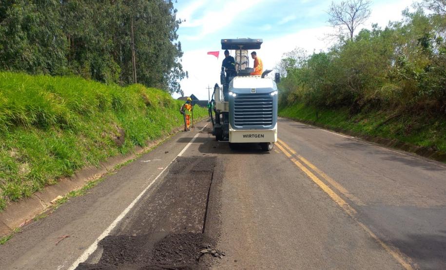 Rodovia entre Manfrinópolis e Salgado Filho tem tráfego em sistema pare-e-siga