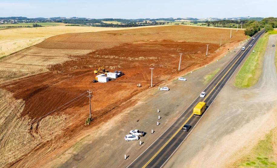Infraestrutura na PR-182 ganha reforço com obras de ponto de parada e fiscalização no Sudoeste
