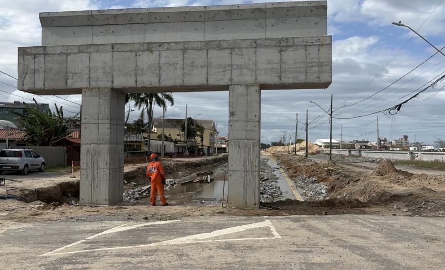 Duplicação de rodovia entre Matinhos e Pontal do Paraná chega a 24%