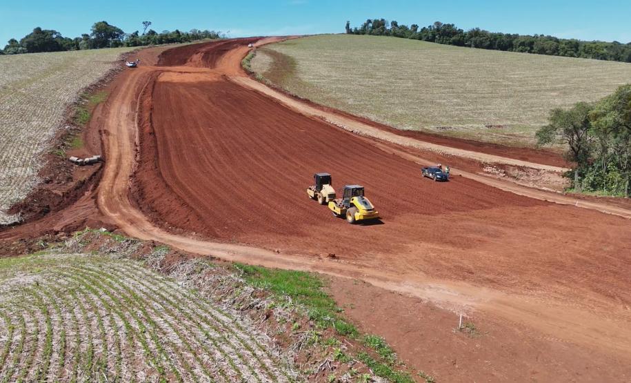 Obra do novo Contorno de Pato Branco chega a 14,23% de execução