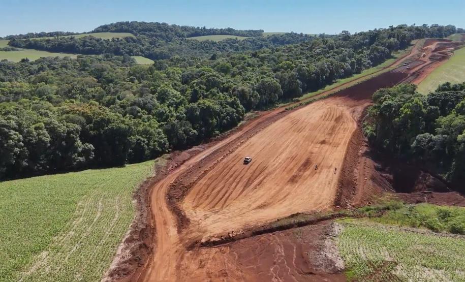 Obra do novo Contorno de Pato Branco chega a 14,23% de execução