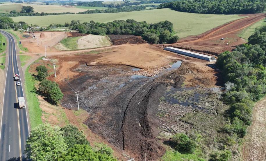 Obra do novo Contorno de Pato Branco chega a 14,23% de execução