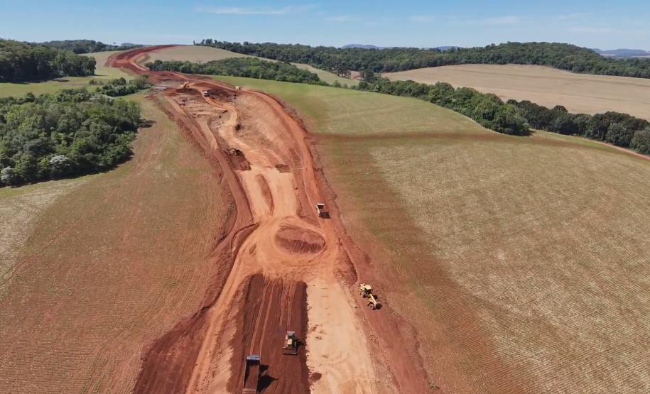 Obra do novo Contorno de Pato Branco chega a 14,23% de execução
