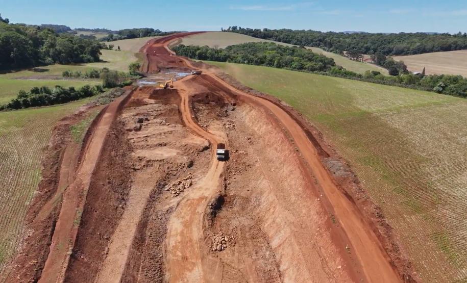 Obra do novo Contorno de Pato Branco chega a 14,23% de execução