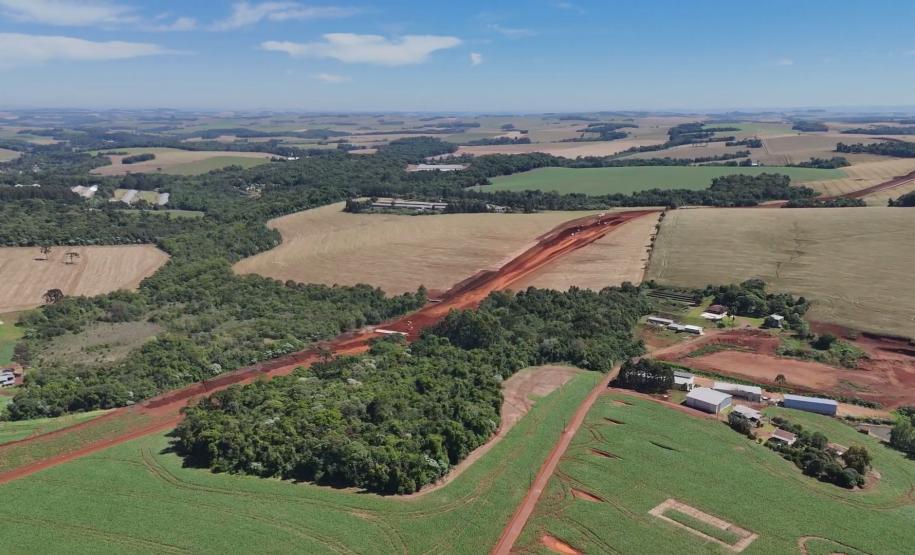 Obra do novo Contorno de Pato Branco chega a 14,23% de execução