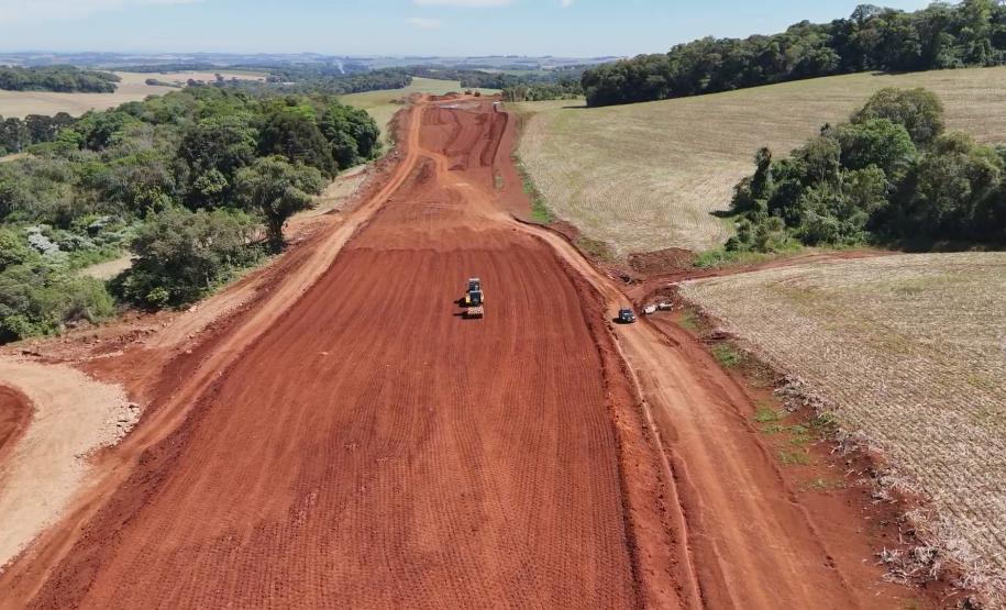 Obra do novo Contorno de Pato Branco chega a 14,23% de execução
