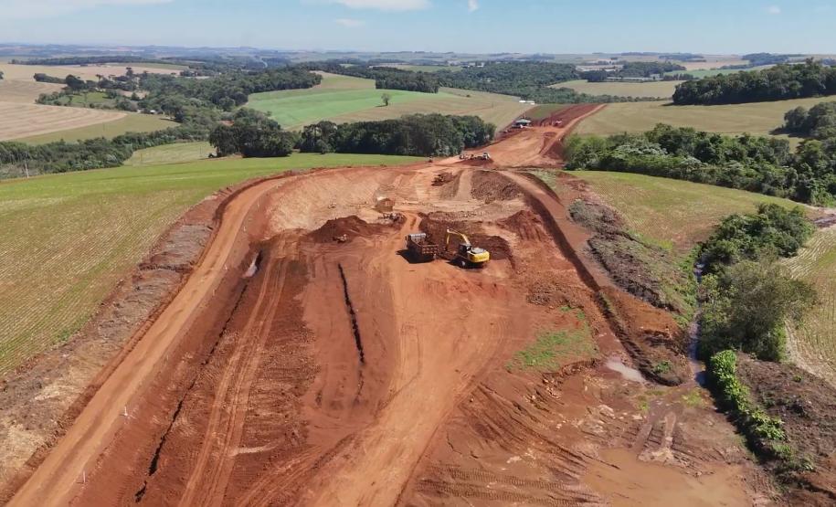 Obra do novo Contorno de Pato Branco chega a 14,23% de execução