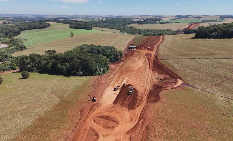 Obra do novo Contorno de Pato Branco chega a 14,23% de execução
