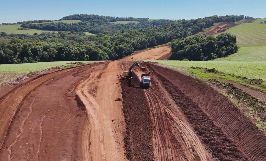 Obra do novo Contorno de Pato Branco chega a 14,23% de execução