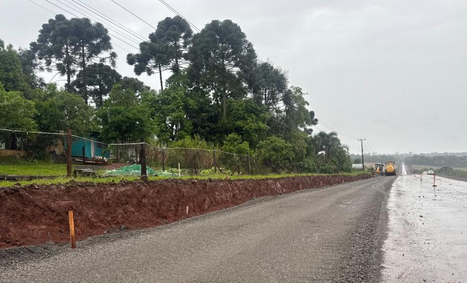 Avançam as obras de restauração em concreto entre Manoel Ribas e Pitanga