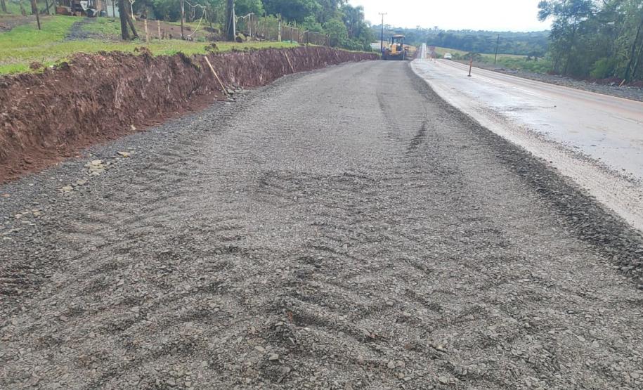 Avançam as obras de restauração em concreto entre Manoel Ribas e Pitanga