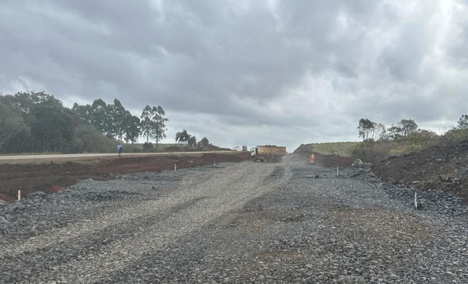 Duplicação em concreto de rodovia entre Pitanga e Turvo chega a 57%