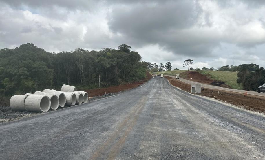 Duplicação em concreto de rodovia entre Pitanga e Turvo chega a 57%