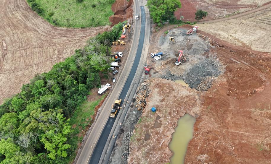 Restauração de rodovias entre Francisco Beltrão e Dois Vizinhos chega a 27,5%