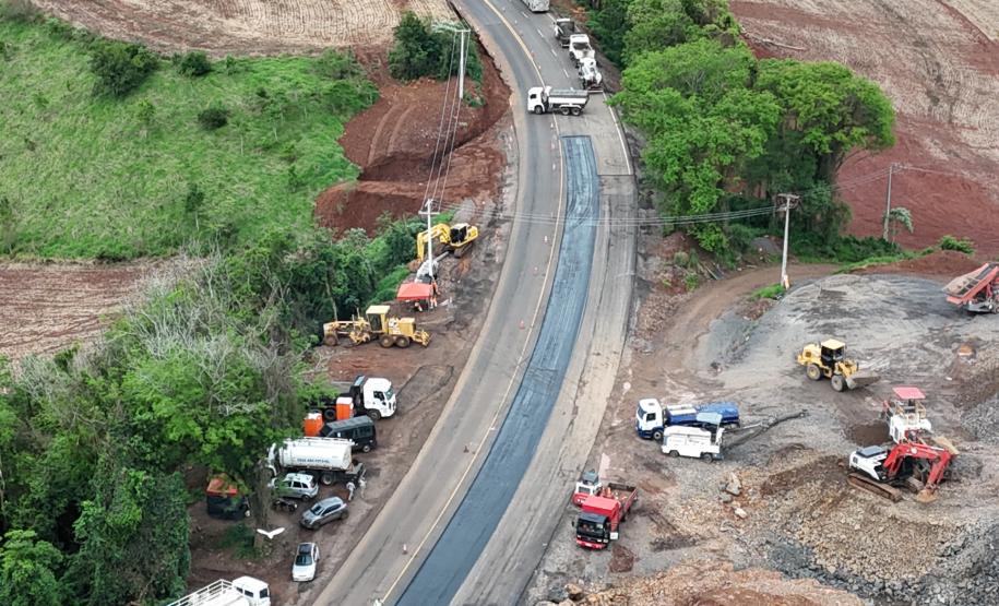 Restauração de rodovias entre Francisco Beltrão e Dois Vizinhos chega a 27,5%