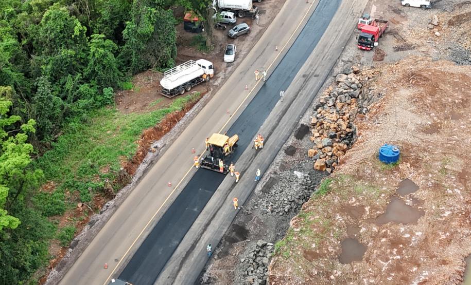 Restauração de rodovias entre Francisco Beltrão e Dois Vizinhos chega a 27,5%
