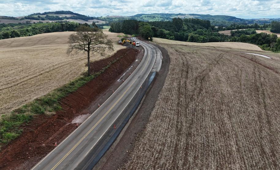 Restauração de rodovias entre Francisco Beltrão e Dois Vizinhos chega a 27,5%