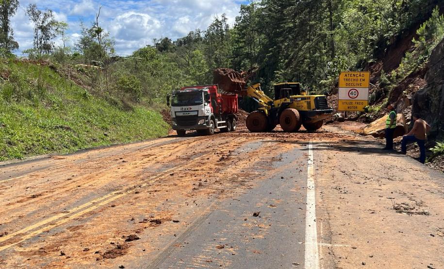 Rodovias estaduais têm trechos interditados devido às chuvas e obras
